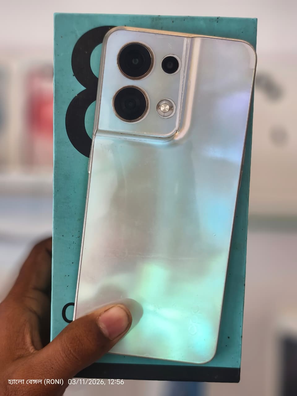 OPPO Reno8(Shimmer Gold 8GB 128GB)