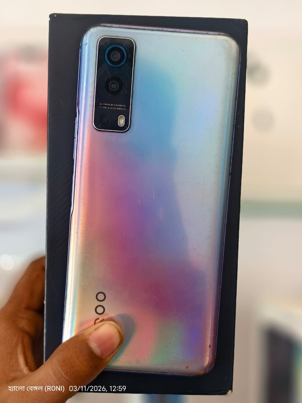 iQOO IQOO Z3 5G (Ace Black, 128 GB)  (6 GB RAM) — Refurbished