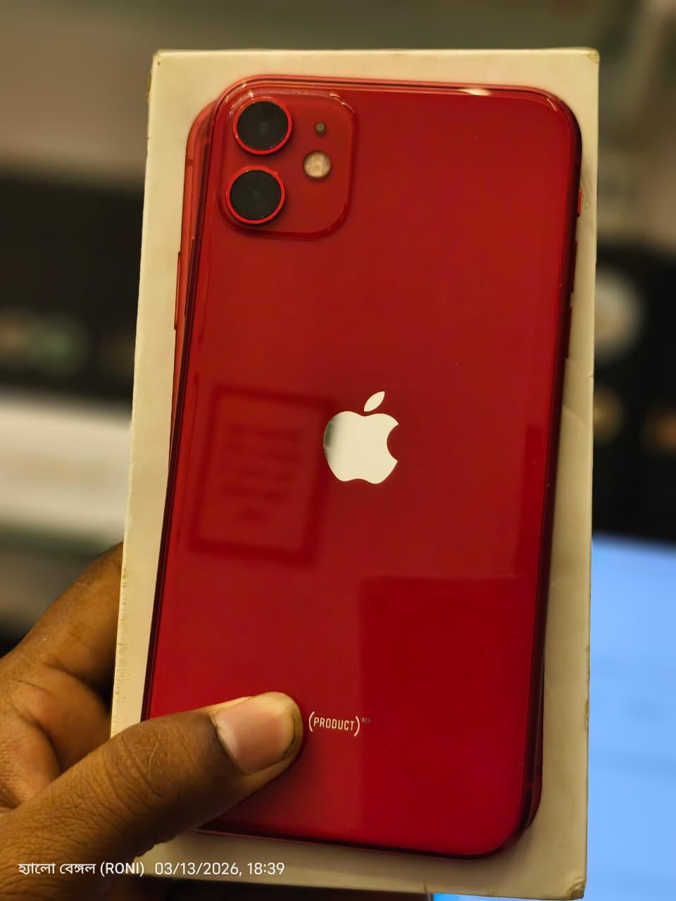 Apple Apple iPhone 11 (RED, 64 GB) — Used