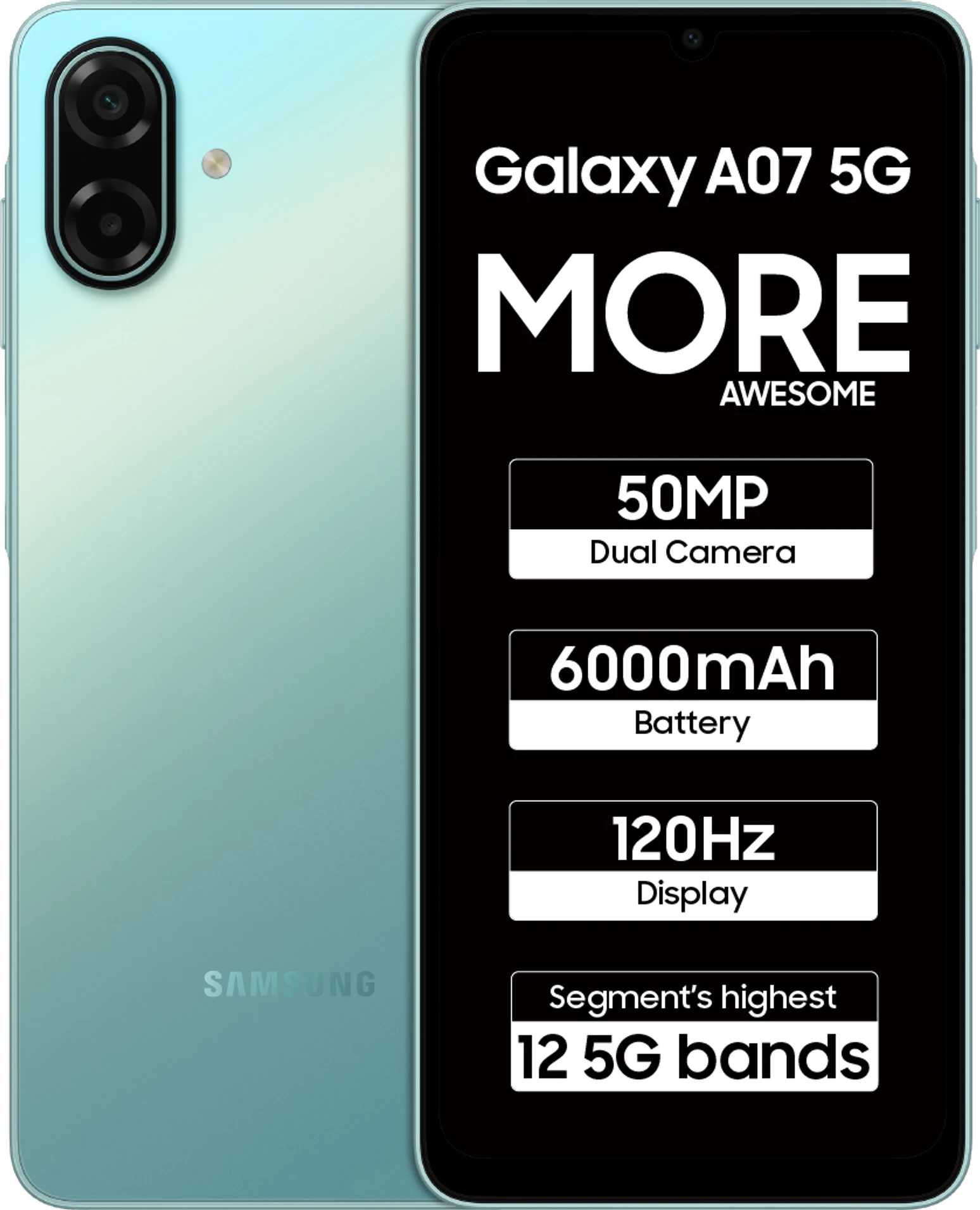 Galaxy A07 5G (Light Green, 128 GB) (6 GB RAM)