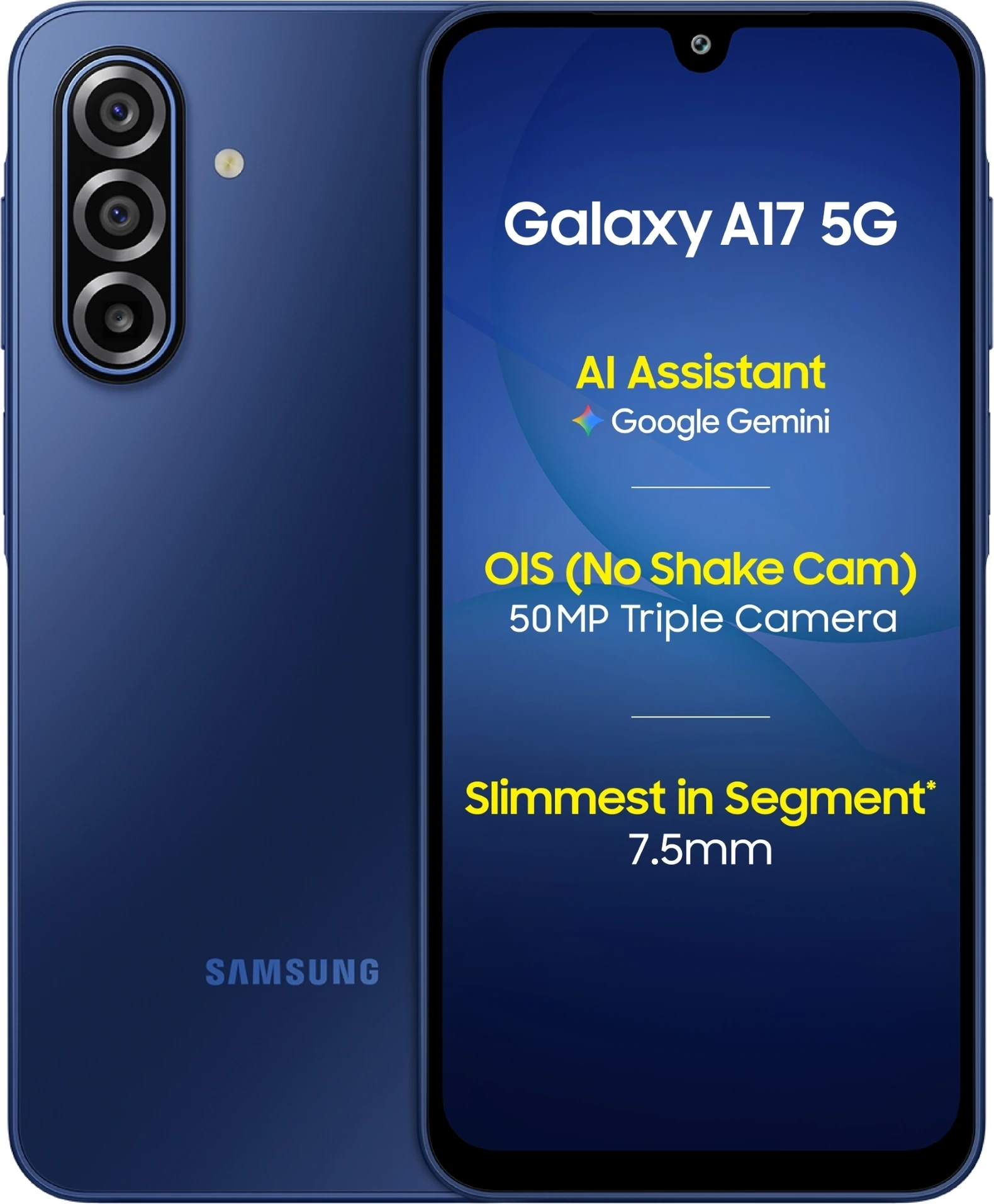 Galaxy A17 5G (Blue, 128 GB) (6 GB RAM)