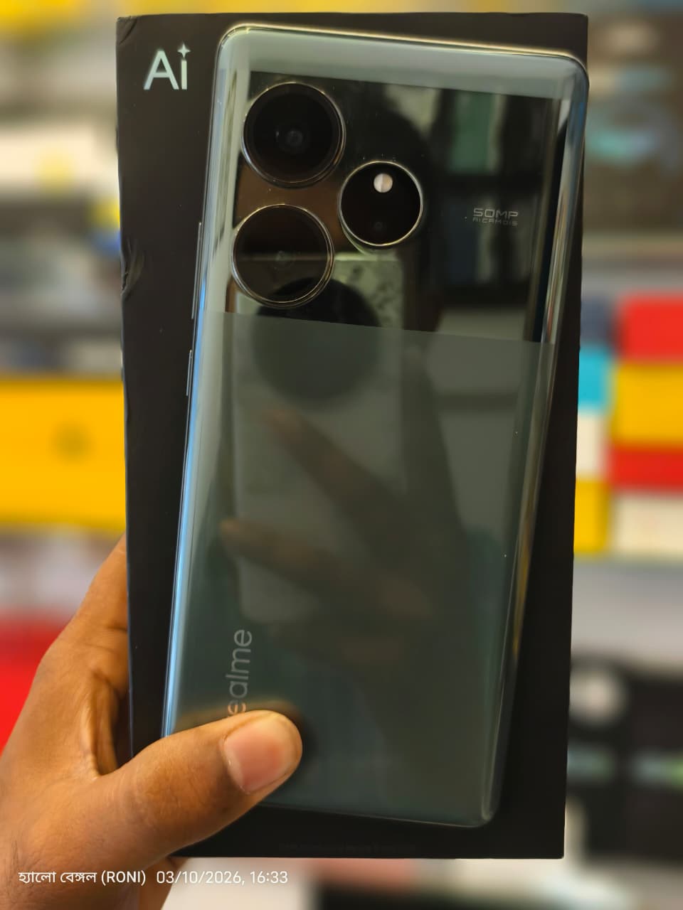 realme GT 6 5G (Razor Green,8GB RAM+256GB Storage)