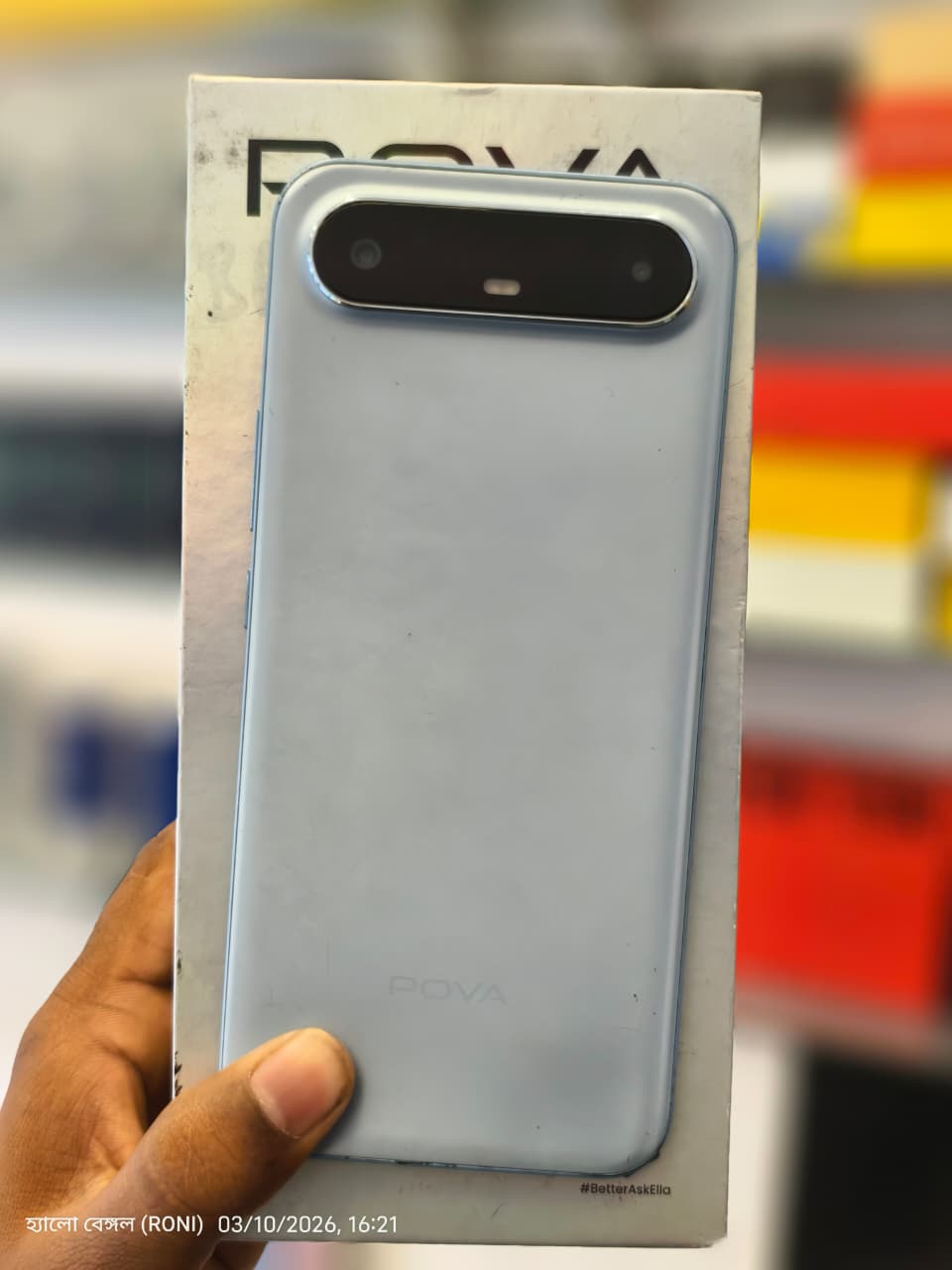 Tecno Pova Slim 5G Sky Blue  (128 GB Storage, 8 GB RAM)
