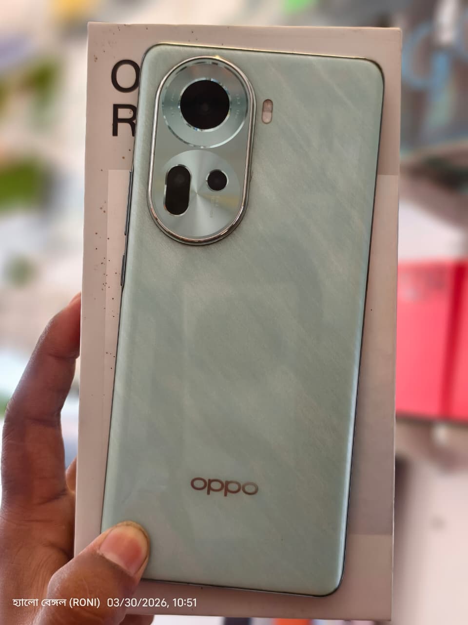 OPPO Reno11 5G (Wave Green, 128 GB) (8 GB RAM)