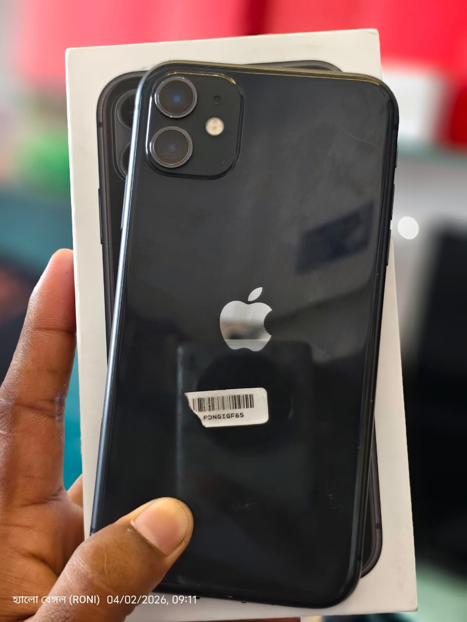 Apple APPLE iPhone 11 (Black, 128 GB) — Used