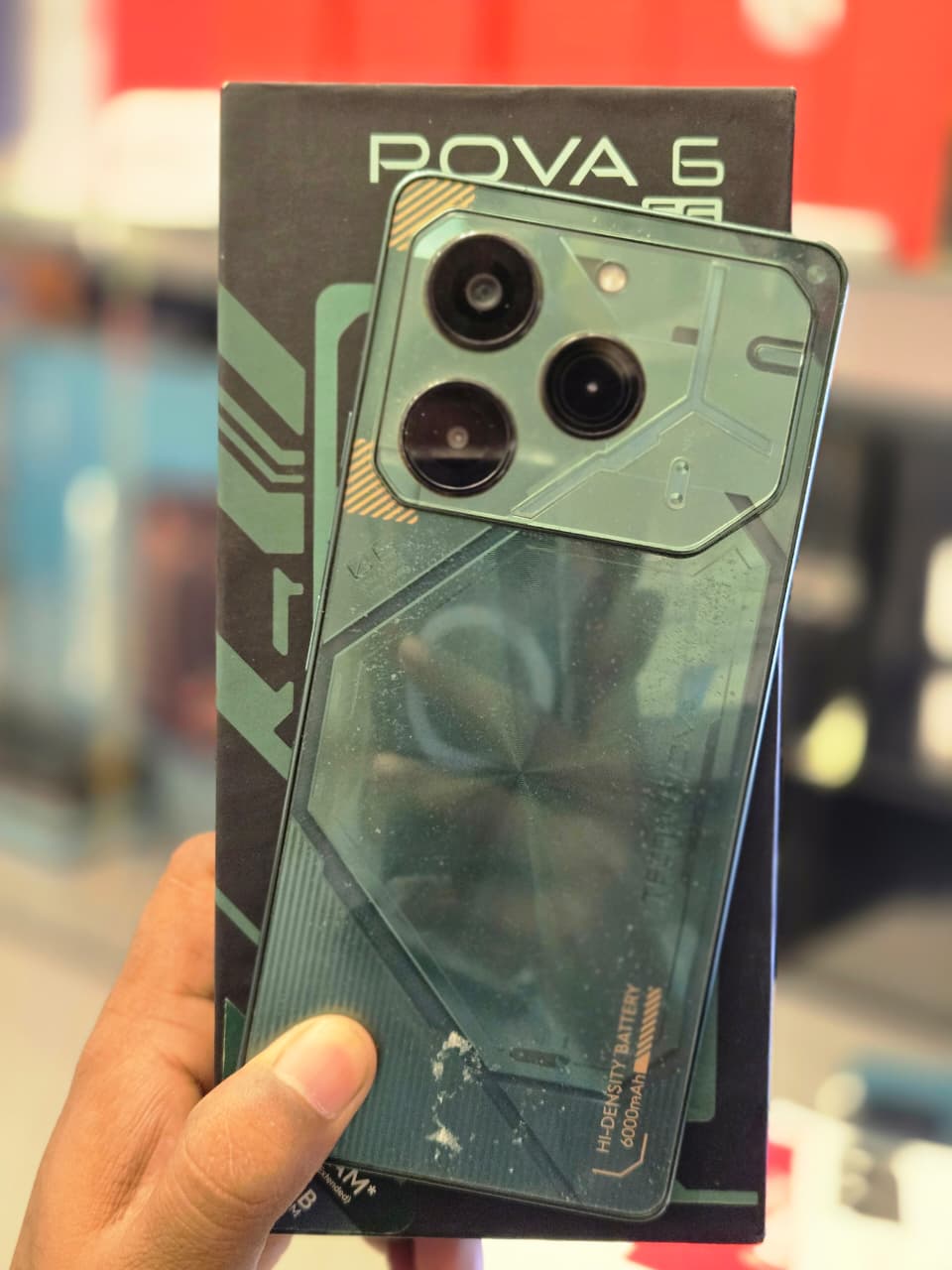 Tecno Tecno Pova 6 Pro (Comet Green, 256 GB) (12 GB RAM) — Used