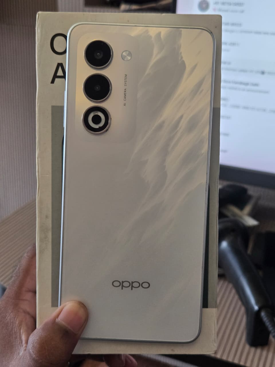 OPPO A5 5G (Mist White, 128 GB) (6 GB RAM)